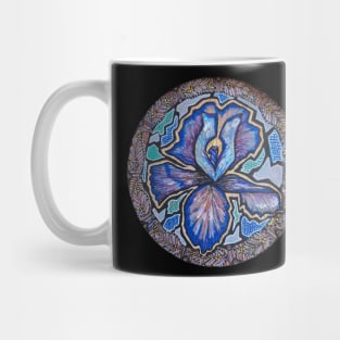 Blue Flower of Love by LowEndGraphics Mug